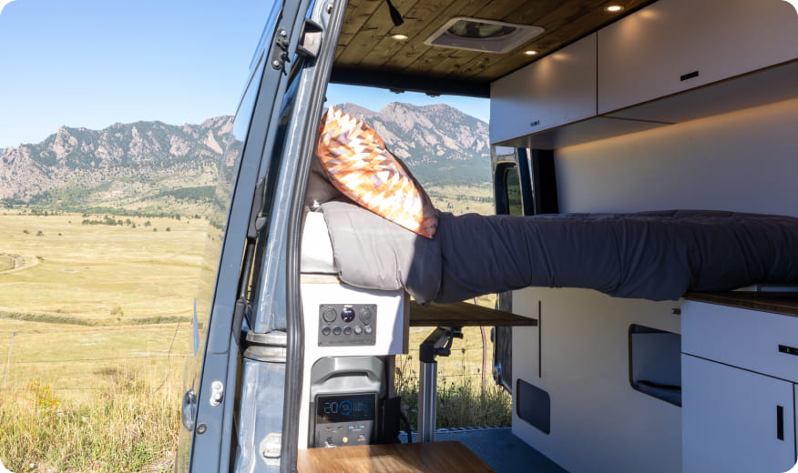 While constructing my overland rig, I'm creating a platform for the EcoFlow GLACIER and a solar setup, with two 100-watt EcoFlow panels already installed. 