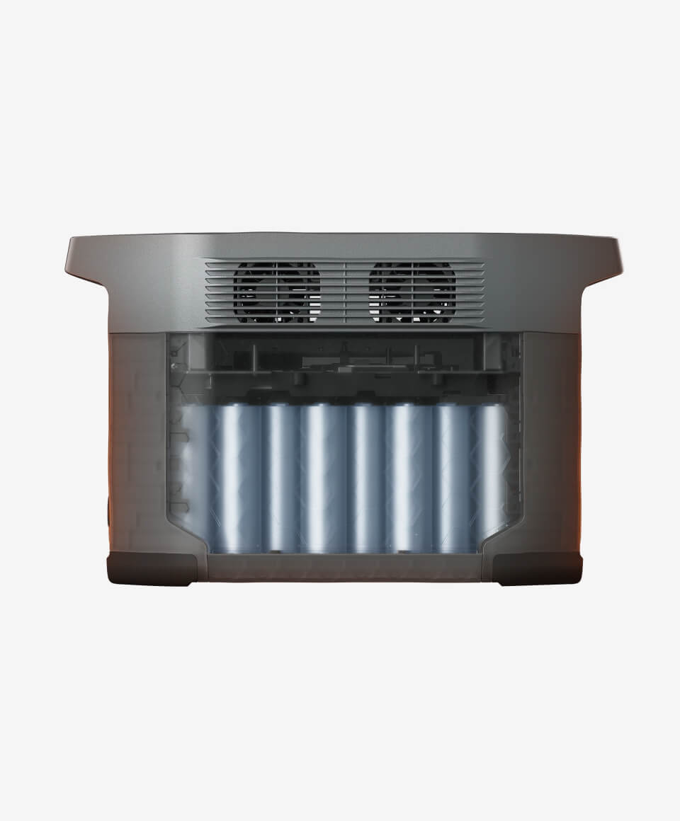 With LFP cells, DELTA 2 Max is safe, durable, and highly efficient, even in warm temperatures.