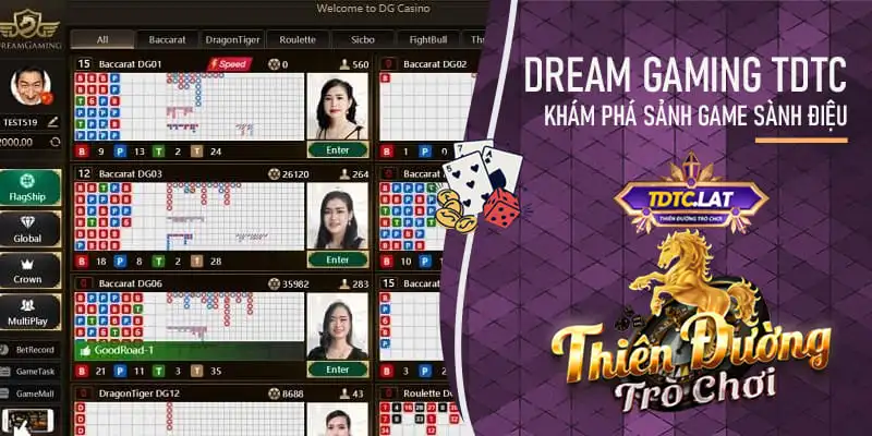 dream gaming tdtc - thiên đường trò chơi