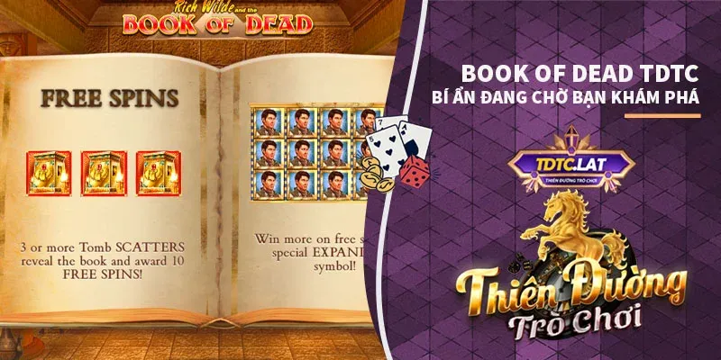 book of dead tdtc thiên đường trò chơi